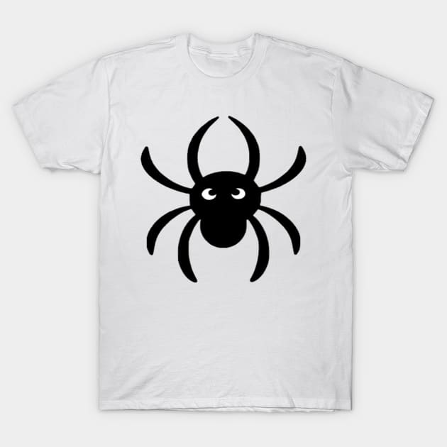 Halloween Spider Graphic Cartoon Design | For Kids | Halloween Decorations T-Shirt by The Print Palace